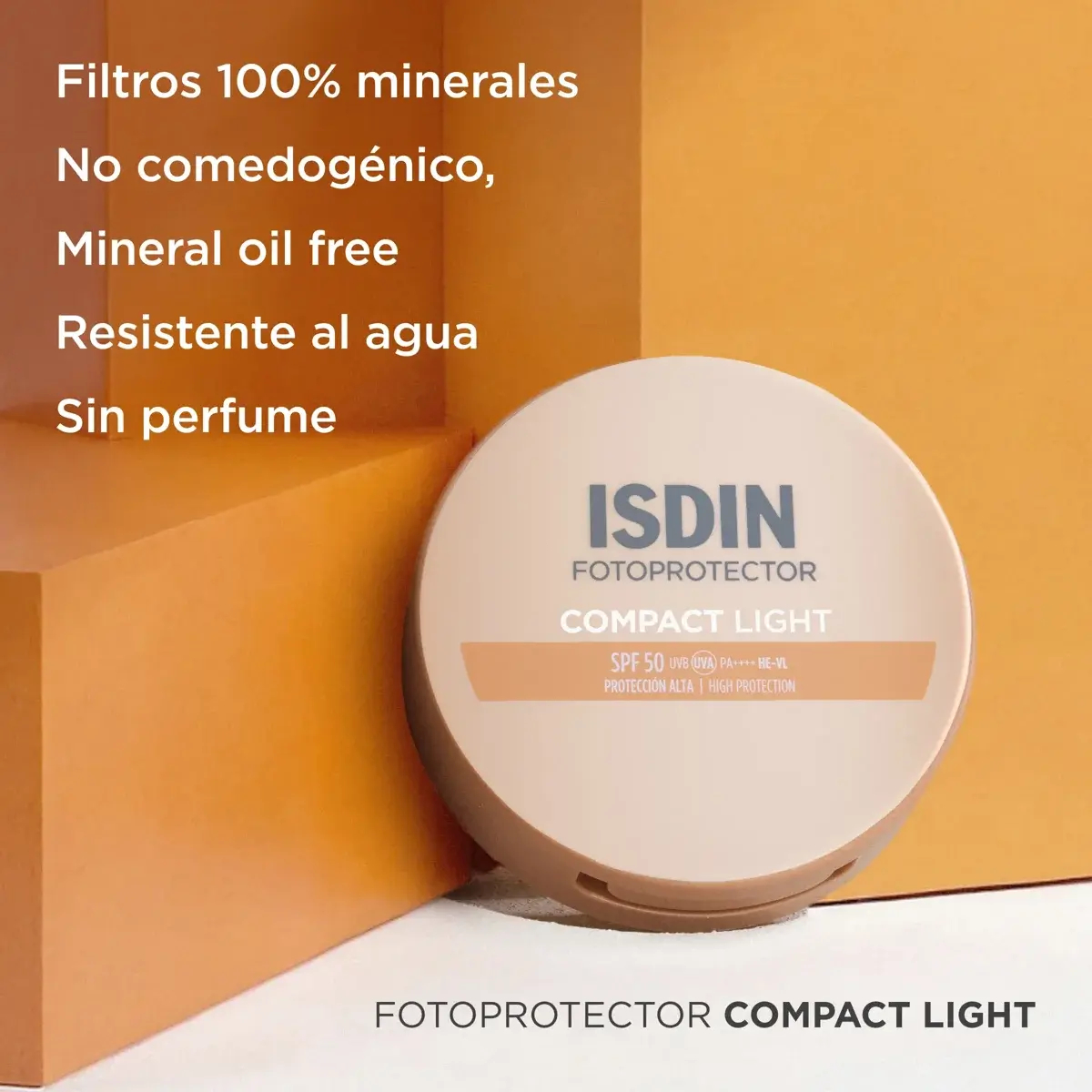 Fotoprotector Isdin Compact Light Spf 50 Color