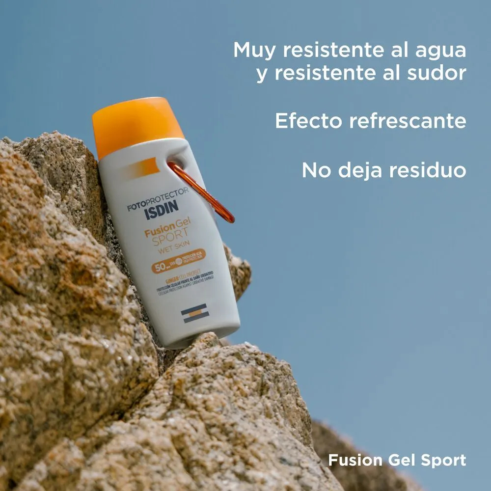 Fotoprotector Isdin Spf50+ Fusion Gel Wet Skin Sport