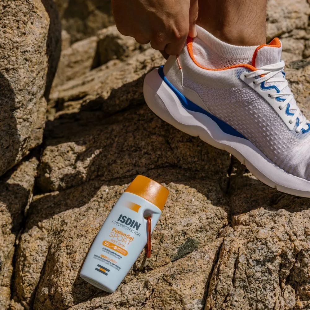 Fotoprotector Isdin Spf50+ Fusion Gel Wet Skin Sport