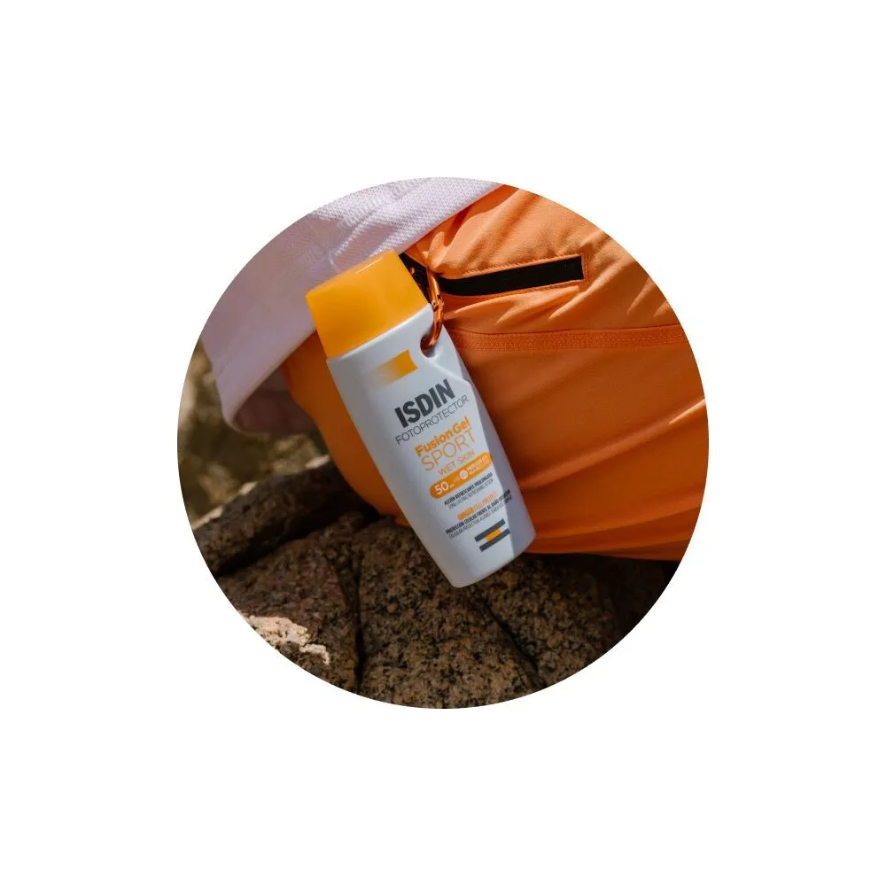Fotoprotector Isdin Spf50+ Fusion Gel Wet Skin Sport