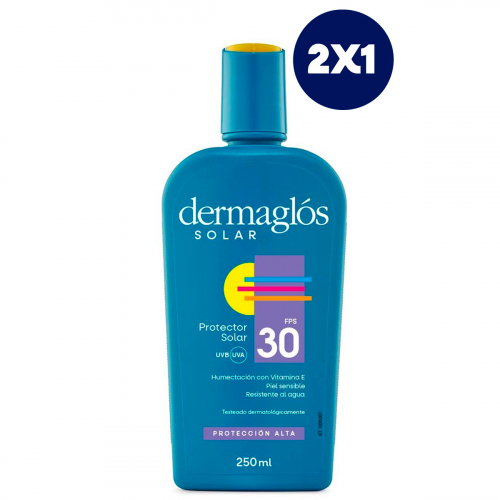Dermaglós Protector Solar Emulsión Fps30 X 250ml