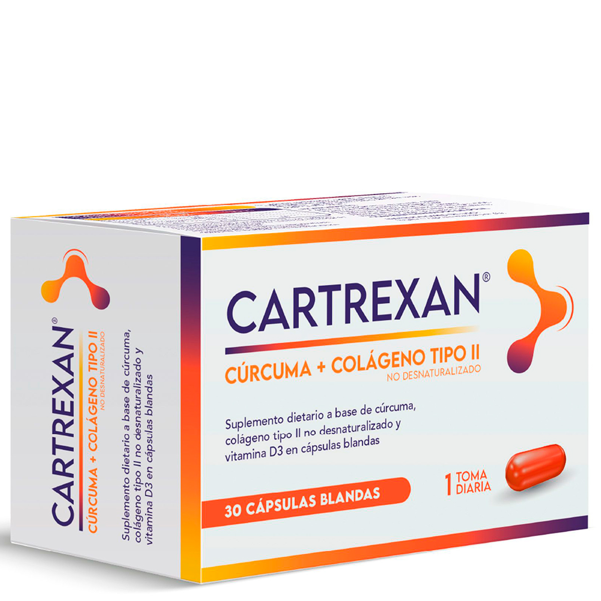 Cartrexan Cúrcuma + Colágeno Tipo Ii Cápsulas