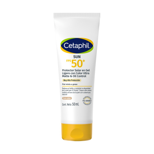 Cetaphil Sun Oil Control Fps 50 Gel Ligero Con Color