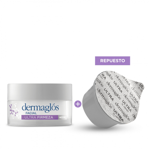 Combo Dermaglós Facial Crema Ultra Firmeza + Repuesto