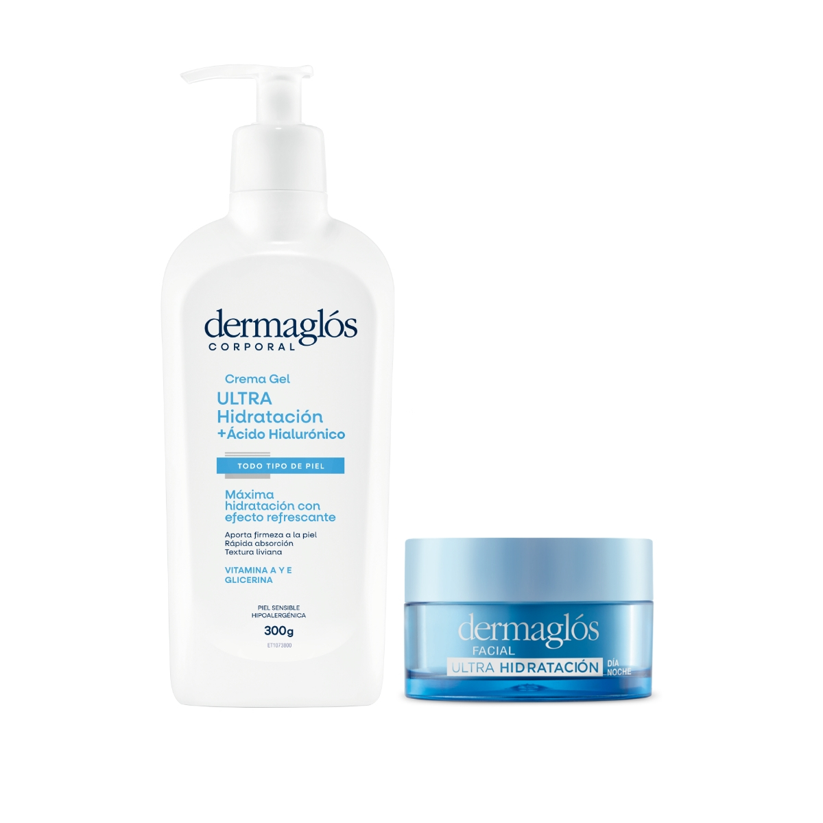 Combo Dermaglós Facial Y Corporal Ultra Hidratación