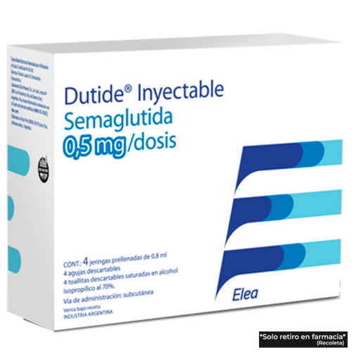 Dutide Inyectable Semanal X 0,5mg
