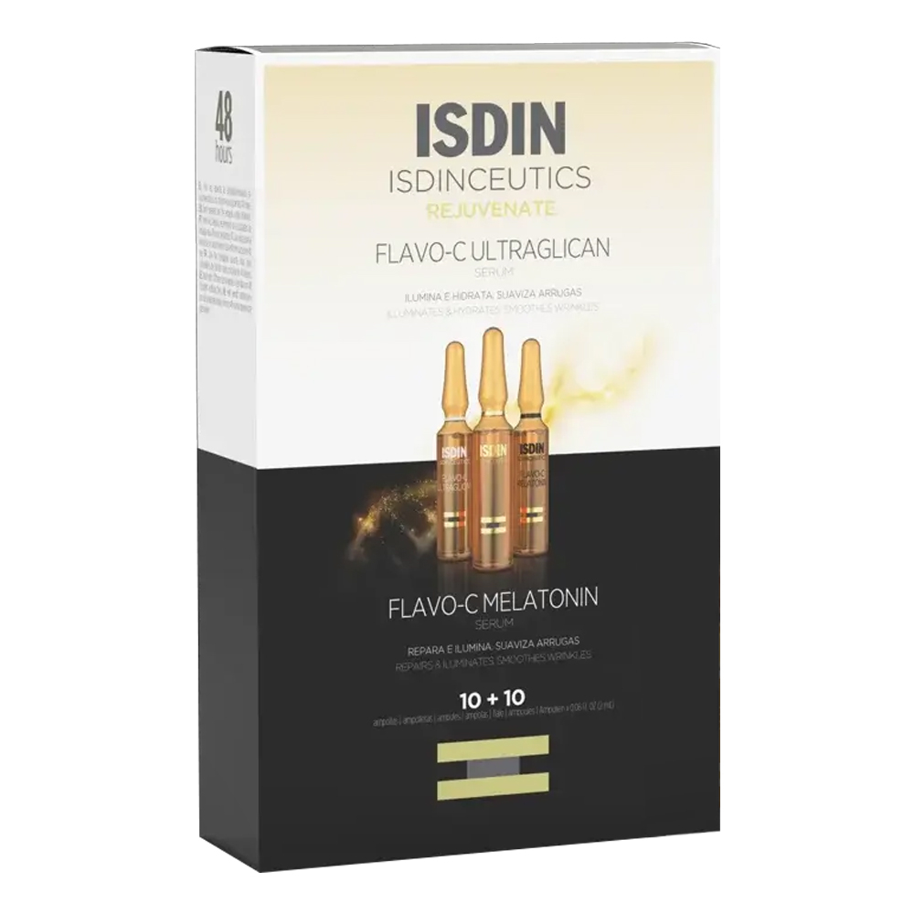 Isdinceutics Flavo-c Ultraglican Melatonin Ampollas