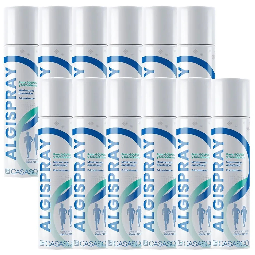 Pack 12 Casasco Algispray Refrigerante