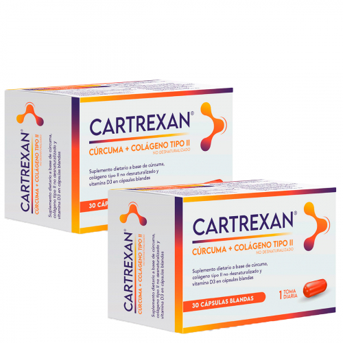 Pack 2 Cartrexan Cúrcuma + Colágeno Tipo Ii