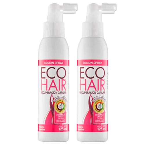 Pack 2 Ecohair Loción Recuperación Capilar Rosa