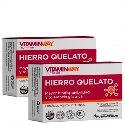 Pack 2 Vitamin Way Hierro Quelato