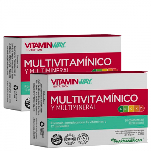 Pack 2 Vitamin Way Multivitamínico Y Multimineral