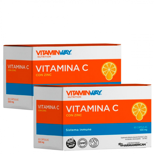 Pack 2 Vitamin Way Vitamina C X 60 Cápsulas