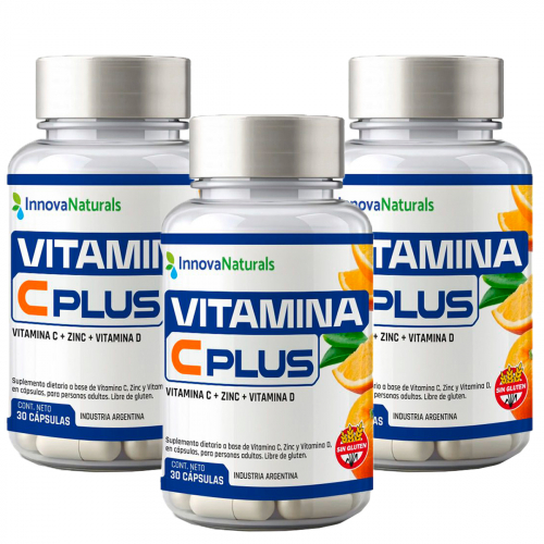 Pack 3 Innovanaturals Vitamina C Plus