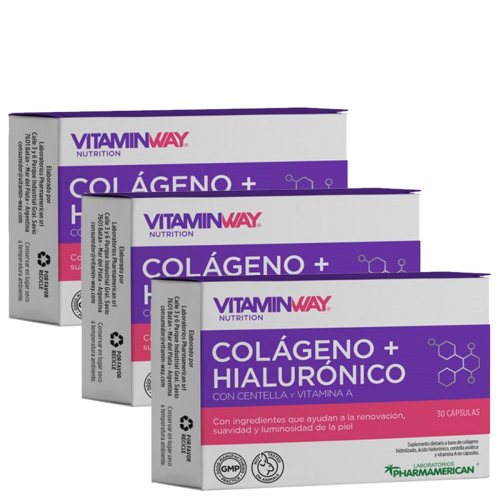 Pack 3 Vitamin Way Colágeno + Hialurónico