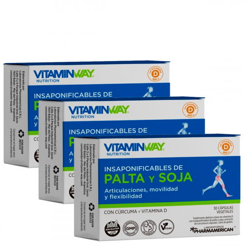 Pack 3 Vitamin Way Insaponificables De Soja Y Palta