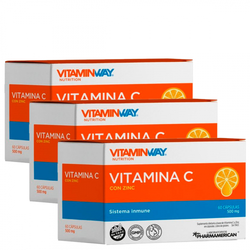 Pack 3 Vitamin Way Vitamina C X 60 Cápsulas