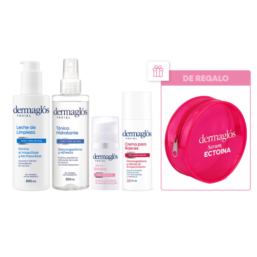 Rituna Dermaglós Facial Piel Enrojecida + Serum Ectoína + Regalo!