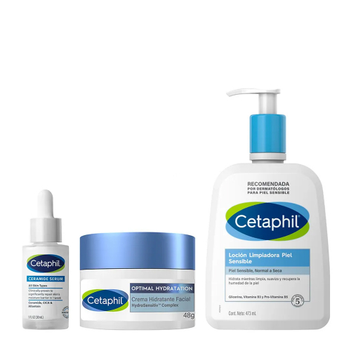 Rutina Cetaphil Facial Hidratante Y Reparadora