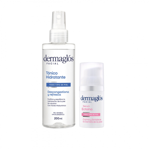 Rutina Dermaglós Facial Calmante Con Serum Y Tónico