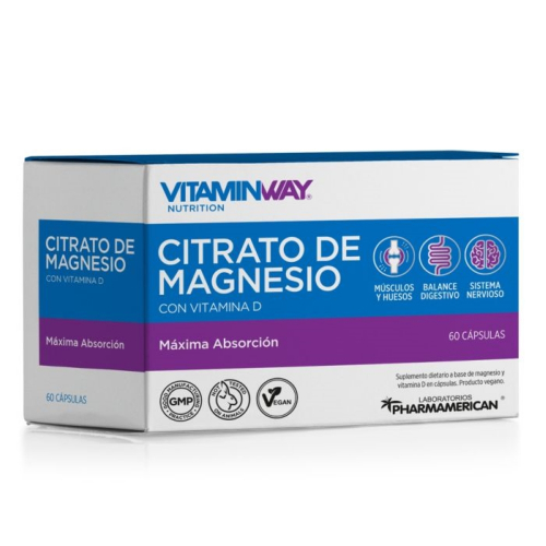 Vitamin Way Citrato De Magnesio Cápsulas