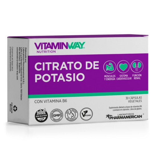 Vitamin Way Citrato De Potasio Cápsulas