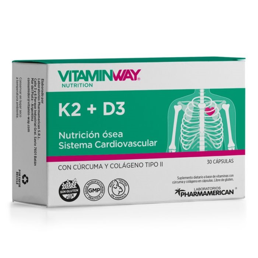 Vitamin Way K2 + D3 Salud ósea