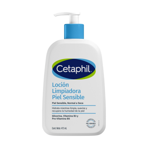 Cetaphil Loción Limpiadora Pieles Secas Y Sensibles X 473ml