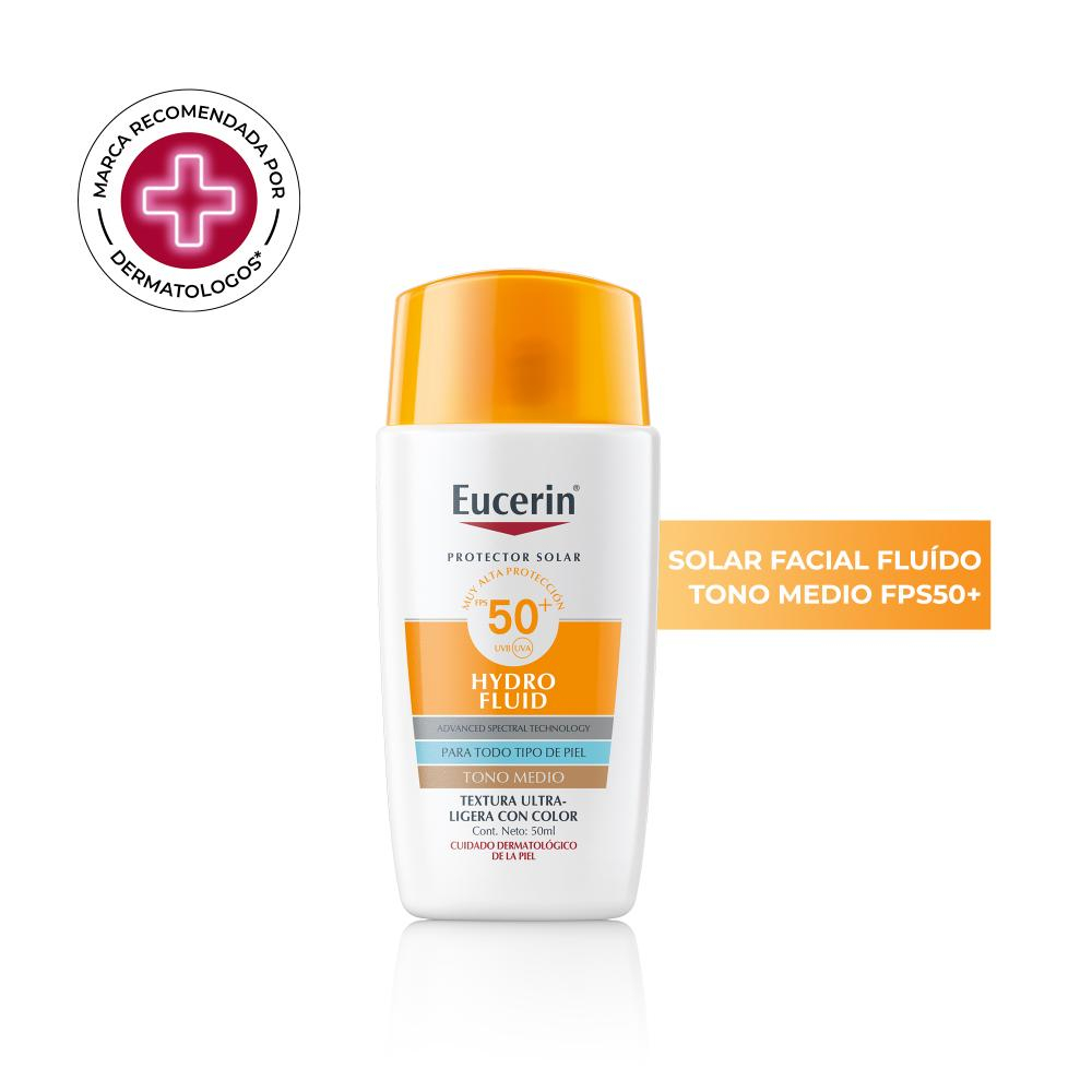 Eucerin Hydro Fluid Facial Fps50+ Protector Solar Color