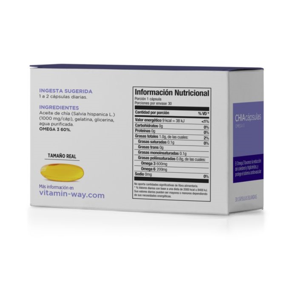 Vitamin Way Chia Omega 3 Cápsulas