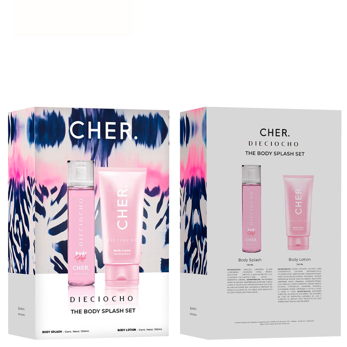 Cher Dieciocho The Body Splash Set