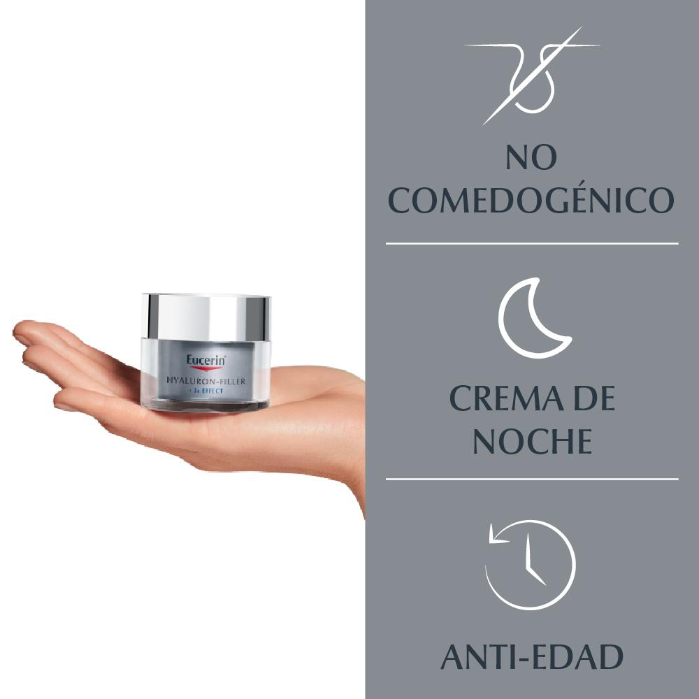 Eucerin Hyaluron Filler 3x Effect Crema Atiarrugas De Noche