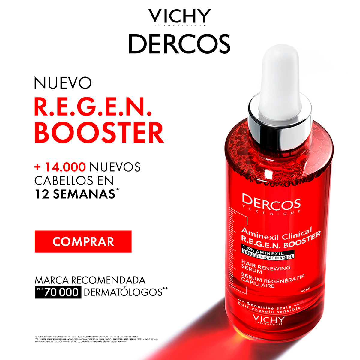 Vichy Dercos Aminexil Clinical R.e.g.e.n Serum