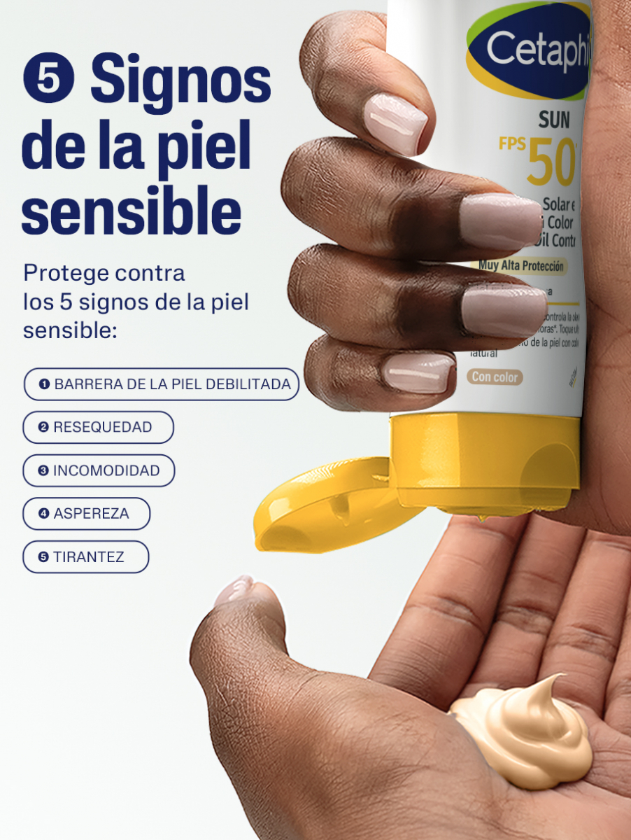 Cetaphil Sun Oil Control Fps 50 Gel Ligero Con Color