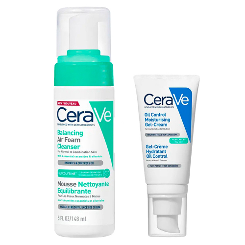 Combo Cerave Gel Crema Hidratante + Air Foam Limpiador