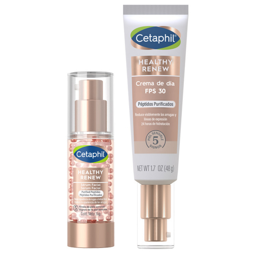Combo Cetaphil Healthy Renew Serum Y Crema De Dia Antiage