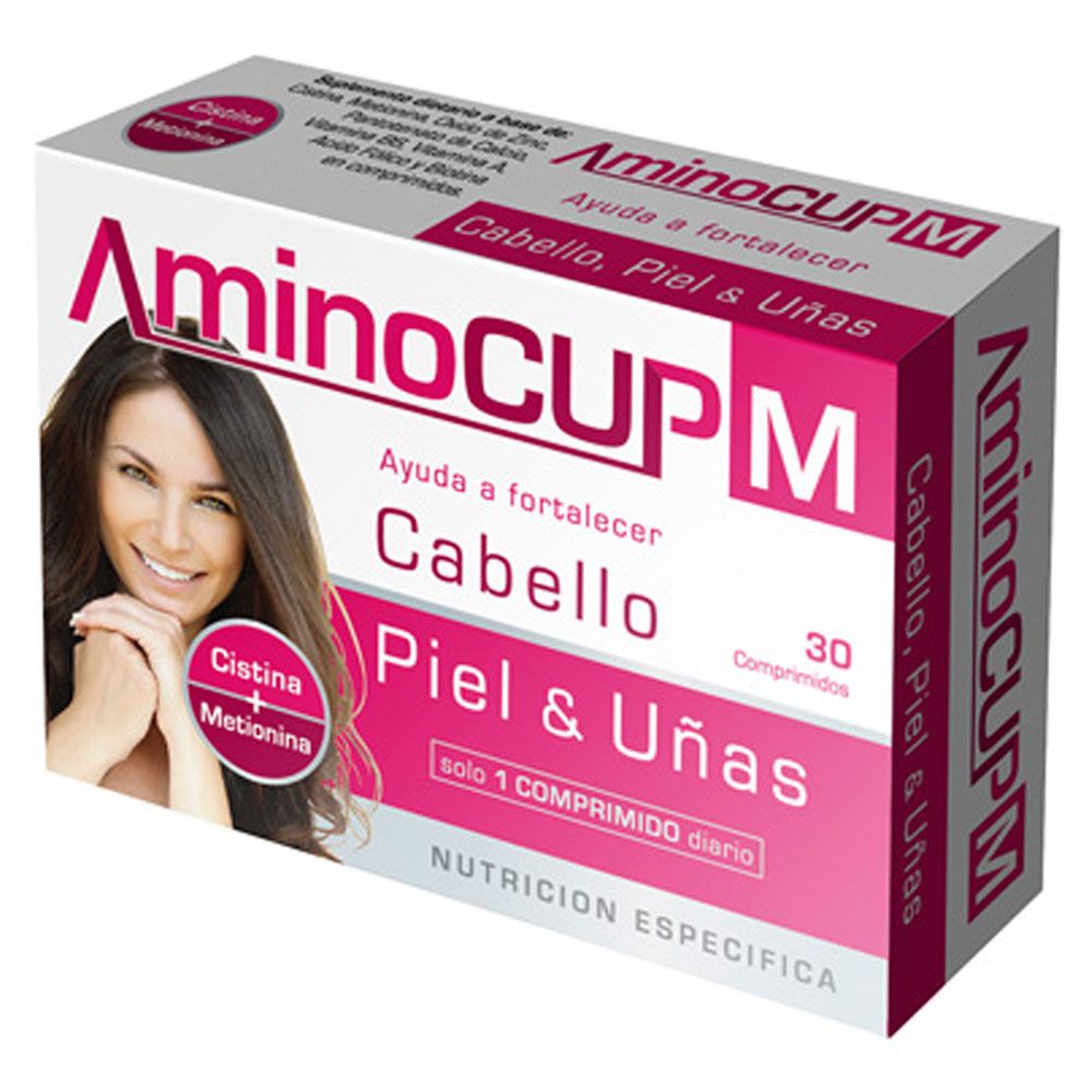 Aminocup M mujer x 30 comprimidos - Farmacia Leloir - Tu farmacia online  las 24hs