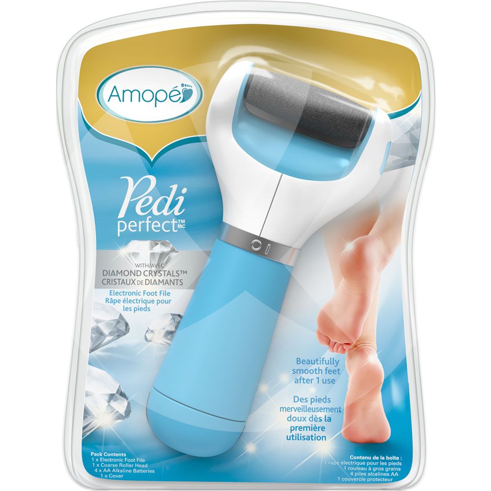 Amopé pedi perfect exfoliador electrónico de pie