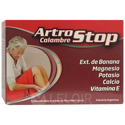 Artrostop Calambre Suplemento Dietario En Sobres