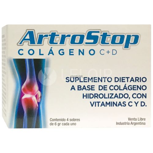 Artrostop Colageno C D Suplemento Dietario En Sobres