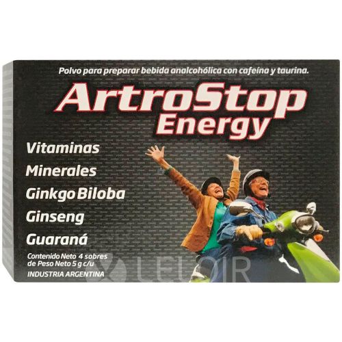 Artrostop Energy Suplemento Dietario Sobres