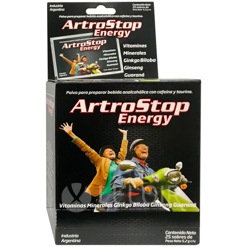 Artrostop Energy Suplemento Dietario Sobres