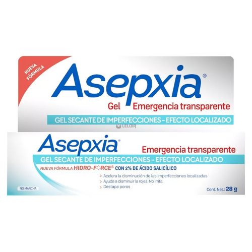 Asepxia Gel Secante Emergencia Transparente