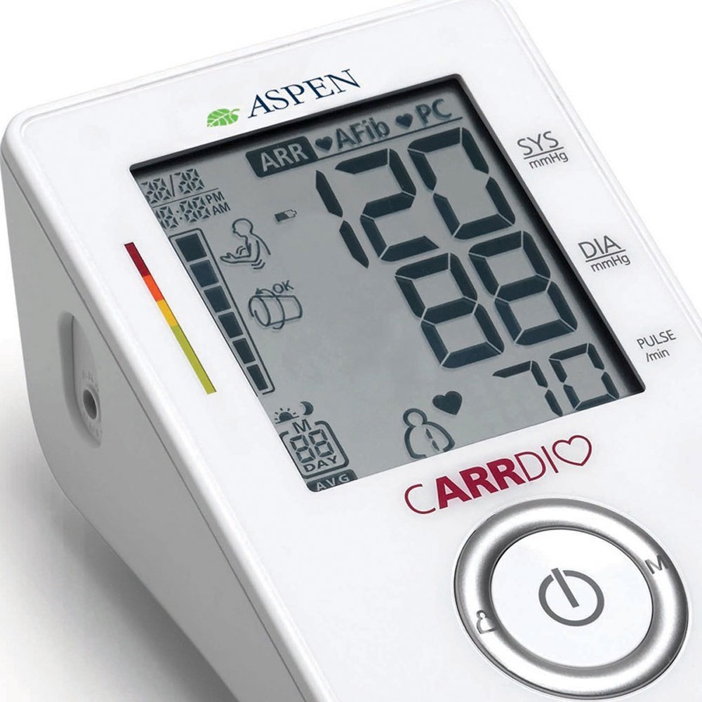 Aspen tensiómetro digital de brazo automático c5 carrdio