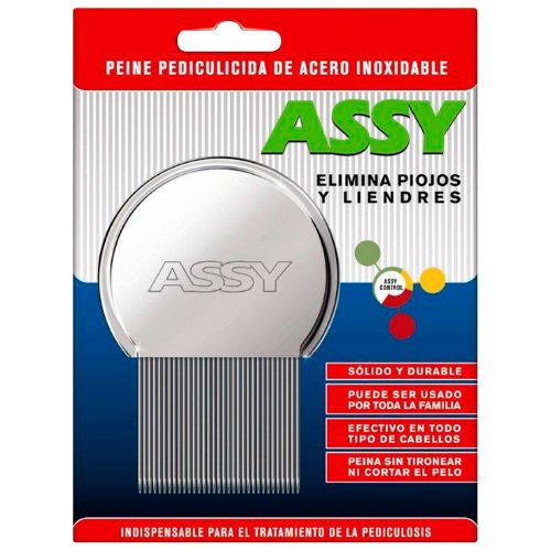 Assy 2000 Peine Metálico Para Liendres Y Piojos