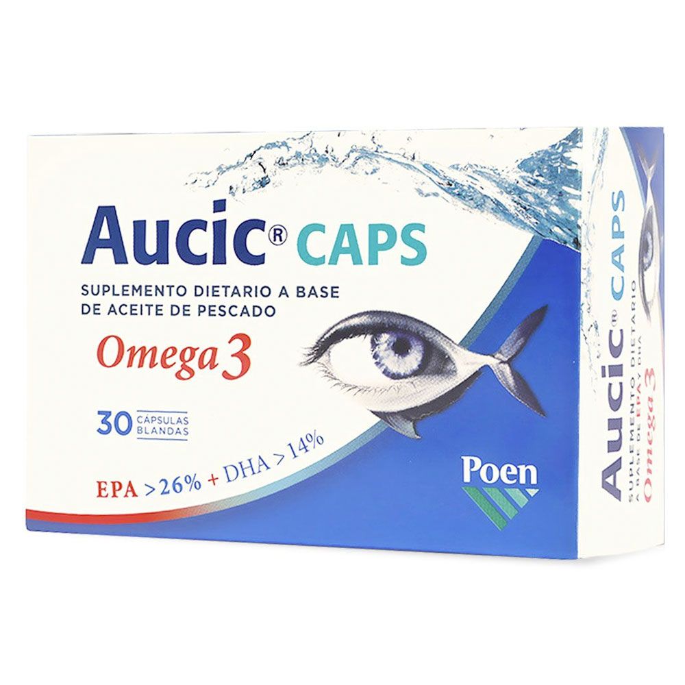 Aucic caps aceite de pescado omega 3