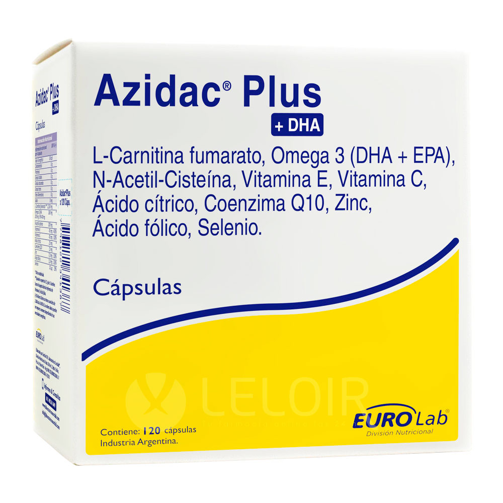 Eurolab azidac plus + dha cápsulas