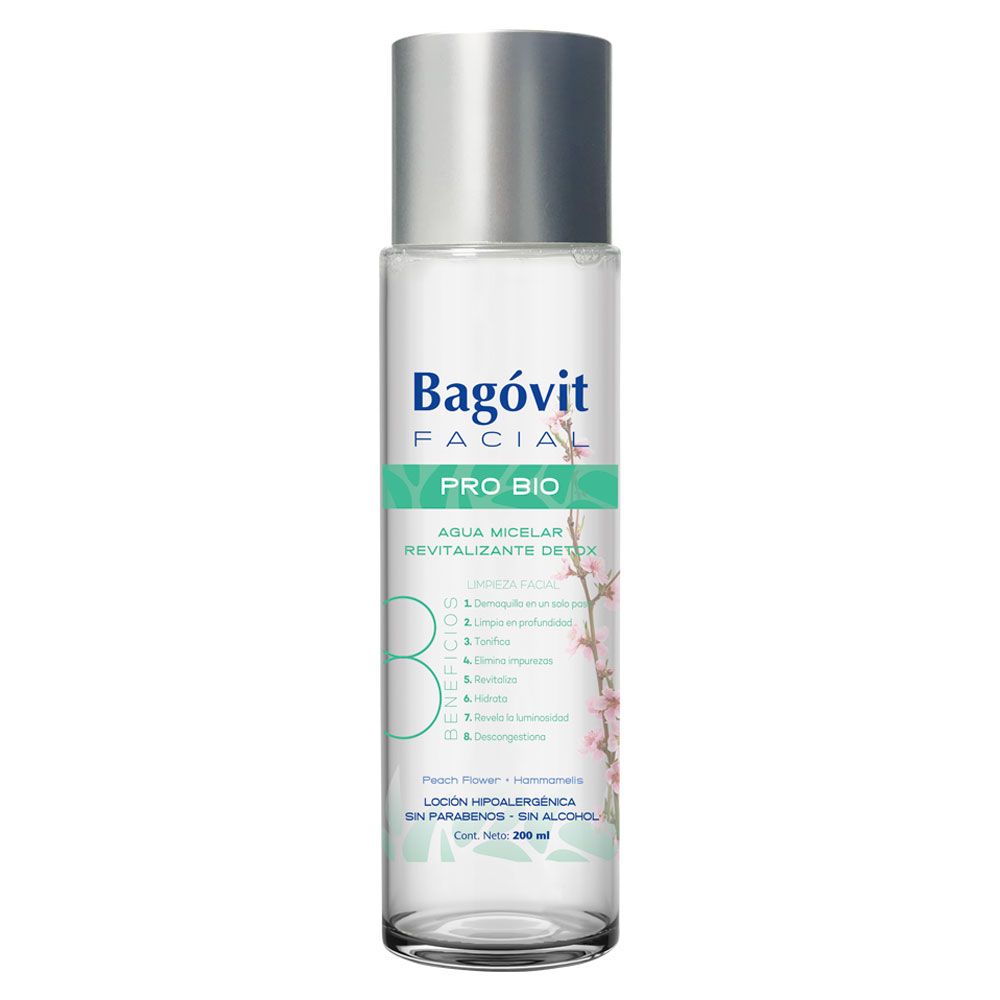 Bagóvit facial pro bio agua micelar revitalizante detox