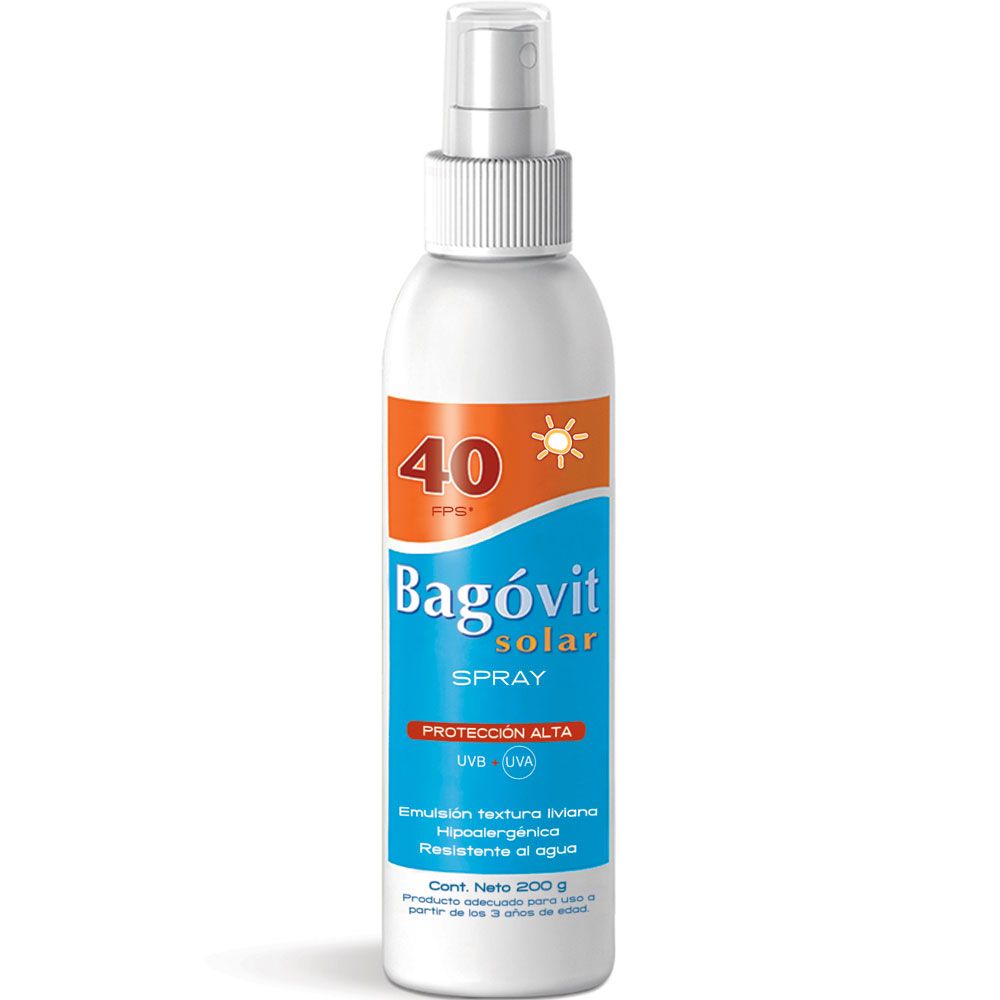 Bagóvit solar fps 40 emulsión spray hidratante