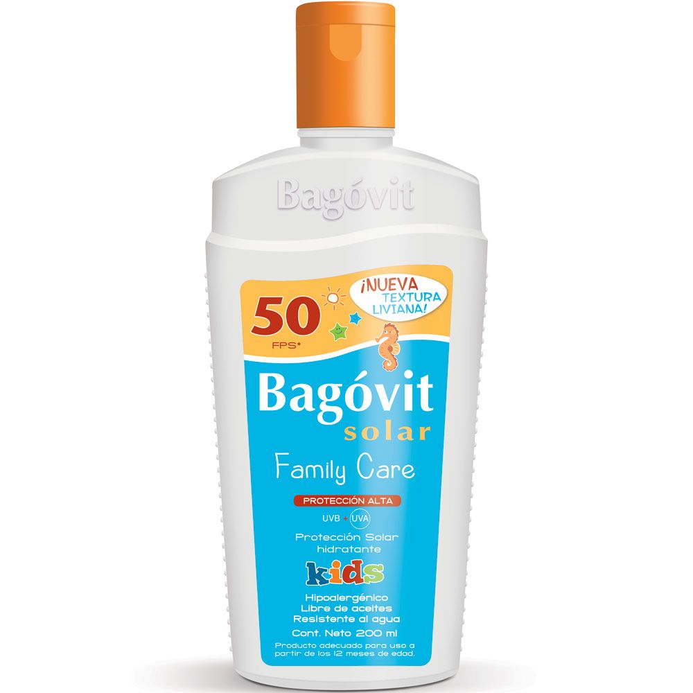 Bagóvit solar fps 50 kids emulsión hidratante